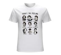 Timothee Chalamet Funny Feelings Unisex T-Shirt Top White Mens Tee M
