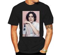 Timothee Chalamet T-Shirt Man's Fashion Black Unisex Tees XXL