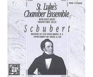 Timothy Eddy, cello - Schubert: Overture in C for String Quintet, D. 8; String Quintet in C Major, D. 956 anglais]