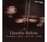 Timothy Ridout Timothy Ridout: Telemann/Bach/Britten/Shaw (CD) Album