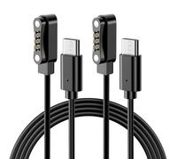 TiMOVO 2 Chargeurs Compatibles avec l'enregistreur vocal PLAUD Note Pro AI | Câble de Recharge Magnétique USB-C de 3,3 pieds, Chargeur Plaid de Remplacement pour PLAUD Note