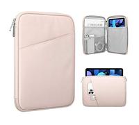 TiMOVO 9-11" Étui pour Tablette, Compatible avec iPad 11" A16 2025, iPad 10,9"/10,2"/Air 11" 5e/4e Gén.10,9", Galaxy Tab A9+/A11 Plus 11", Sac de Protection avec Poche, Rose