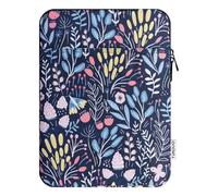 TiMOVO 9-11" Sac de Tablette pour iPad 11 Pouces A16 2025, iPad 10e Gén. 10,9", iPad 10,2", iPad Air 11 Pouces/5e/4e Gén. 10,9", Galaxy Tab A9 Plus 11", Sac pour Smart Keyboard, Fleur