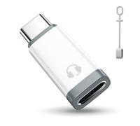 TiMOVO Adaptateur Audio Lighting vers USB C avec Contrôle de Ligne,Blanc