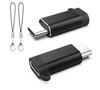 TiMOVO Adaptateur Lighting vers USB-C, 2 PCS,Noir