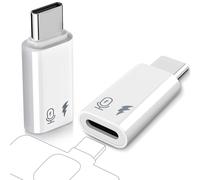 TiMOVO Adaptateur Microphone USB C vers Lighting, Blanc