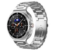 TiMOVO Bracelets Métalliques Compatibles avec Sam-sung Galaxy Watch 8 40 mm 44 mm/Galaxy Watch 8 Classic 46 mm (2025), Bracelet de Rechange en Acier Inoxydable Sans Espace pour Hommes et Femmes,Argent