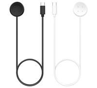 TiMOVO Câble de Chargeur Compatible avec Google Pixel Watch 3/Pixel Watch2&Fitbit Versa4/Versa3/Sense2/Sense/Ace LTE, 2PCS 3,3 Pieds/1M Câble de Charge Magnétique à Charge Rapide pour Pixel Watch 3