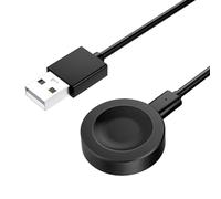 TiMOVO Câble de Chargeur Magnétique Compatible avec Huawei GT4 46mm/41mm/GT3/GT3 SE/GT3 Pro/4/4 Pro/3/3 Pro New/Ultimate, 1M Câble de Charge USB en ABS, Noir
