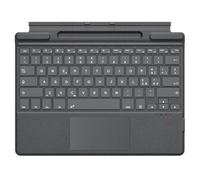 TiMOVO Clavier Italien Compatible avec Microsoft Surface Pro 11/10/9/8/X, Clavier QWERTY avec Trackpad et Porte Stylo, Gris