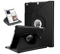 TiMOVO Coque 9,7 Pouces avec Rotation à 360°, Housse Antichoc avec Porte-Stylet Pencil, Fermeture Élastique, Étui Protection pour iPad 6ᵉ/5ᵉ Génération 2018/2017, iPad Air 1 & Air 2, Noir