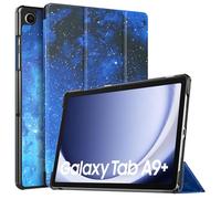 TiMOVO Coque Compatible avec Galaxy Tab A9+/A9 Plus 11" 2023 SM-X210/X216/X218, Étui de Protection Fin et Léger avec Dos en PC Rigide pour Galaxy Tab A9+, Réveil/Sommeil Automatique, ÉtoileBleue