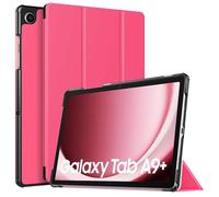 TiMOVO Coque Compatible avec Galaxy Tab A9+/A9 Plus 11" 2023 SM-X210/X216/X218, Étui de Protection Fin et Léger avec Dos en PC Rigide, Réveil/Sommeil Automatique, Rose pêche