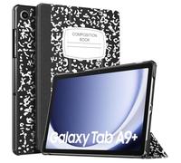 TiMOVO Coque Compatible avec Galaxy Tab A9+/A9 Plus 11" 2023 SM-X210/X216/X218, Étui de Protection Fin et Léger avec Dos en PC Rigide, Réveil/Sommeil Automatique, Cahier Noir