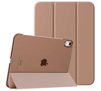 TiMOVO Coque Compatible avec iPad (A16) 11ème Génération 11 Pouces 2025/iPad 10ème Génération 10,9 Pouces 2022, Légère Housse Arrière Translucide en PC avec Réveil/Sommeil Auto, Lait Café