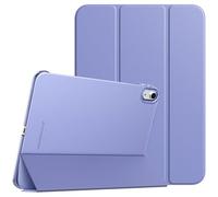 TiMOVO Coque Compatible avec iPad (A16) 11ème Génération 11 Pouces 2025/iPad 10ème Génération 10,9 Pouces 2022, Légère Housse Arrière Translucide en PC avec Réveil/Sommeil Auto, Lavande Violette