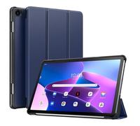 TiMOVO Coque Compatible avec Lenovo Tab M10 Plus 3e Gén 10,6" 2022, Étui de Protection Fin et Léger avec Dos en PC Rigide pour Lenovo Tab M10 Plus 10,6" 2022, Housse de Protection, Bleu Marine