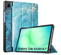 TiMOVO Coque Compatible avec Samsung Galaxy Tab A11/A9 8,7 Pouces (2025/2023), Étui de Protection Fin et Léger avec Dos en PC Rigide, Dorure