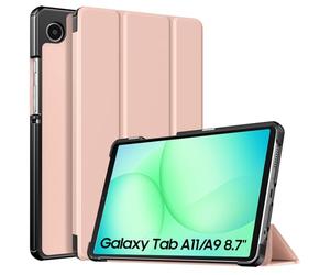 TiMOVO Coque Compatible avec Samsung Galaxy Tab A11/A9 8,7 Pouces (2025/2023), Étui de Protection Fin et Léger avec Dos en PC Rigide, Rose