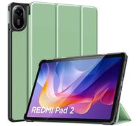 TiMOVO Coque Compatible avec Xiaomi Redmi Pad 2 2025, Étui de Protection Fin et Léger avec Dos en PC Rigide et Réveil/Sommeil Auto pour Tout Nouveau Redmi Pad 2 11" Tablette, Vert