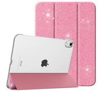 TiMOVO Coque pour iPad A16 11 Pouces/10ème Gén 10,9", Rouge Melon Pailleté