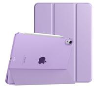 TiMOVO Coque pour iPad Air 11 Pouces (M4 2026/M3 2025/M2 2024), iPad Air 5e/4e Génération (2022/2020) 10,9 Pouces, Étui de Protection Mince avec Dos Transparent, Sommeil/Réveil Auto, Taro Violet