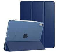 TiMOVO Coque pour iPad Air 11 Pouces (M4 2026/M3 2025/M2 2024), iPad Air 5e/4e Génération (2022/2020) 10,9 Pouces, Étui de Protection Mince avec Dos Transparent, Sommeil/Réveil Auto, Bleu Marine