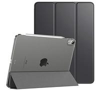 TiMOVO Coque pour iPad Air 11 Pouces (M4 2026/M3 2025/M2 2024), iPad Air 5e/4e Génération (2022/2020) 10,9 Pouces, Étui de Protection Mince avec Dos Transparent, Sommeil/Réveil Auto - Gris Sidéral