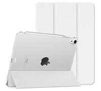 TiMOVO Coque pour iPad Air 11 Pouces (M4 2026/M3 2025/M2 2024), iPad Air 5e/4e Génération (2022/2020) 10,9 Pouces, Étui de Protection Mince avec Dos Transparent, Sommeil/Réveil Auto, Blanc