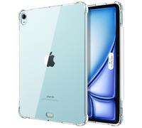 TiMOVO Coque pour iPad Air 11 Pouces (M3/M2-2025/2024),iPad Air 5ème/4ème Génération 10.9"(2022/2020),Étui de Protection Arrière Fine en TPU Transparent pour Apple Pencil Pro/USB-C - Transparent