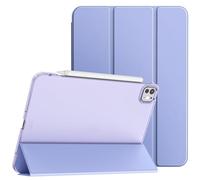 TiMOVO Coque pour iPad Pro 11 Pouces M5 2025/M4 2024, Coque Fine avec Support pour iPad Pro 11 6e/5e Gén, Étui Intelligent avec Dos Translucide Prend, Lavande