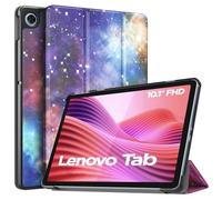 TiMOVO Coque pour Lenovo Tab 10,1 Pouces 2025, Étui de Protection Fin et Léger avec Dos en PC Rigide et Réveil/Sommeil Auto pour Tout Nouveau Lenovo Tab 10,1" TB-311FU/TB-311XU, Nébuleuse Galactique