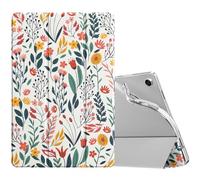 TiMOVO Coque pour Samsung Galaxy Tab A11+/A11 Plus 11" 2025, Fleur | Compatible avec les modèles SM-X230/X236/X238, TPU Souple et Fin, Couvercle Arrière Translucide, Réveil/Veille Automatique