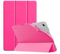 TiMOVO Coque pour Samsung Galaxy Tab A11+/A11 Plus 11" 2025, Rose Brillante | Compatible avec les modèles SM-X230/X236/X238, TPU Souple et Fin, Couvercle Arrière Translucide, Réveil/Veille Automatique