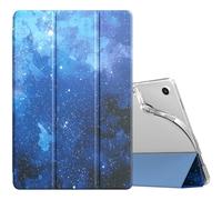 TiMOVO Coque pour Samsung Galaxy Tab A9+/A9 Plus 11" 2023 SM-X210/X216/X218, Étui de Protection Arrière en TPU Translucide pour Galaxy Tab A9+, Réveil/Sommeil Automatique, Étoile Bleue