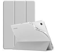 TiMOVO Coque pour Samsung Galaxy Tab A9+/A9 Plus 11" 2023 SM-X210/X216/X218, Étui de Protection Arrière en TPU Translucide pour Galaxy Tab A9+, Réveil/Sommeil Automatique, Gris Argent