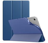 TiMOVO Coque pour Samsung Galaxy Tab A9+/A9 Plus 11" 2023 SM-X210/X216/X218, Étui de Protection Arrière en TPU Translucide pour Galaxy Tab A9+, Réveil/Sommeil Automatique, Bleu Marine Foncé