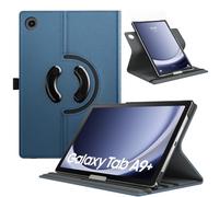 TiMOVO Coque Rotatif pour Samsung Galaxy Tab A11+/A11 Plus 11 Pouces 2025 SM-X230/X235/X236, Coque de Support Rotatif à 90 Degrés, Ne Prend Pas en Charge Auto Réveil Veille, Bleu Jean