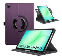 TiMOVO Coque Rotatif pour Samsung Galaxy Tab A11+/A11 Plus 11 Pouces 2025 SM-X230/ X236/ X238, Coque de Support Rotatif à 90 Degrés, Prise en Charge de la Mise en Réveil/Veille Auto, Violet