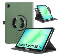 TiMOVO Coque Rotatif pour Samsung Galaxy Tab A11+/A11 Plus 11 Pouces 2025 SM-X230/ X236/ X238, Coque de Support Rotatif à 90 Degrés, Prise en Charge de la Mise en Réveil/Veille Auto, Vert Laurier