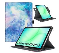 TiMOVO Coque Rotatif pour Samsung Galaxy Tab A11+/A11 Plus 11 Pouces 2025 SM-X230/ X236/ X238, Coque de Support Rotatif à 90 Degrés, Prise en Charge de la Mise en Réveil/Veille Auto, Nuages de Rêve