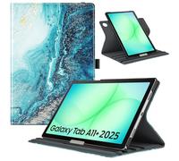 TiMOVO Coque Rotatif pour Samsung Galaxy Tab A11+/A11 Plus 11 Pouces 2025 SM-X230/ X236/ X238, Coque de Support Rotatif à 90 Degrés, Prise en Charge de la Mise en Réveil/Veille Auto, Texture Dorée