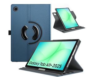 TiMOVO Coque Rotatif pour Samsung Galaxy Tab A11+ Plus 11", Bleu Denim