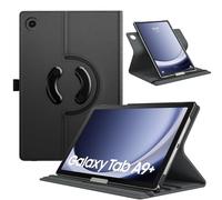 TiMOVO Coque Rotative pour Samsung Galaxy Tab A9+/A9 Plus 11" 2023 SM-X210/X216/X218, Couvercle de Support Rotatif à 90 Degrés pour Tablette Galaxy Tab A9+ Veille Automatique, Noir