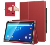 TiMOVO Coque Universel pour Tablette 10,1 Pouces, Rouge Foncé