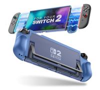 TiMOVO Étui Amovible pour Nintendo Switch 2 2025, Étui de Protection TPU Grip Accessoires avec Joycon Design à Dégagement Rapide pour Switch 2,Coque Rigide Anti-rayures et Antichoc pour Console, Bleu