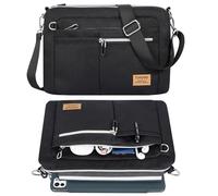 TiMOVO Étui de Tablette 9-11" Antivol avec Sangle pour iPad, Noir