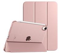 TiMOVO Étui pour iPad Mini 7 A17 Pro 8.3 Pouces 2024, iPad Mini 6ème génération, Housse et Translucide en Charge du Touch ID et du Chargement de l'Apple Pencil, Auto Réveil/Sommeil, Rose Doré