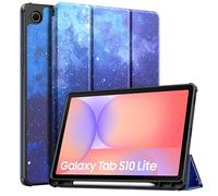 TiMOVO Étui pour Samsung Galaxy Tab S10 Lite 10,9 Pouces 2025 SM-X400/X406 avec Logement pour S Pen, Coque de Protection Arrière Souple en TPU, Fonction de Veille/Réveil Automatique, Bleu Ciel Étoilé