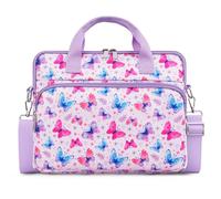 TiMOVO Étui Tablette 12,5" avec Sangle, Motif Papillon